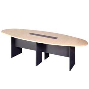 โต๊ะประชุม สีบีช-เทาดำ เฟอร์ราเดค ETC240
