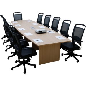 โต๊ะประชุม สีบีช เฟอร์ราเดค Meeting Set2