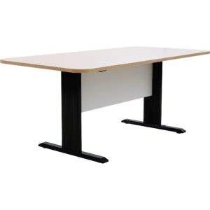 โต๊ะประชุม 4-6 ที่นั่ง สีโอ๊คอ่อน-ขาว เฟอร์ราเดค MTK1890