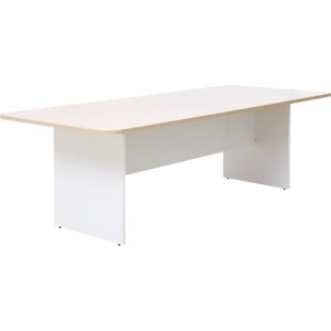โต๊ะประชุม 6-8 ที่นั่ง สีโอ๊คอ่อน-ขาว เฟอร์ราเดค MMT2400
