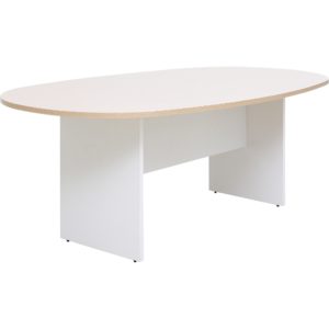 โต๊ะประชุม 4-6 ที่นั่ง สีโอ๊คอ่อน-ขาว เฟอร์ราเดค EMT2011