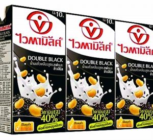 ไวตามิลค์ ทูโกอินแบลค นมถั่วเหลือง สูตรธัญพืช 300 มล. แพ็ค 3