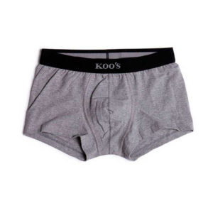 KOO'S กางเกงในรุ่นซิเนเจอร์ขาสั้นยางท็อปดายดำ